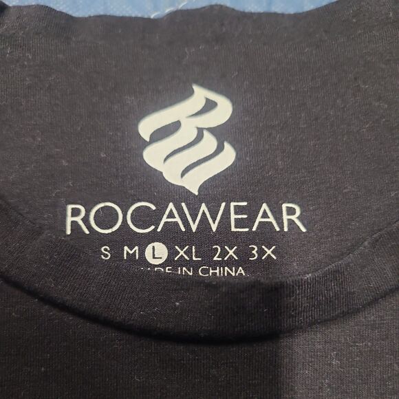Rocawear Designer Vintage T-Shirt Size Lrg Hip-hop Streetwear 90's Y2k Casual - Picture 3 of 7
